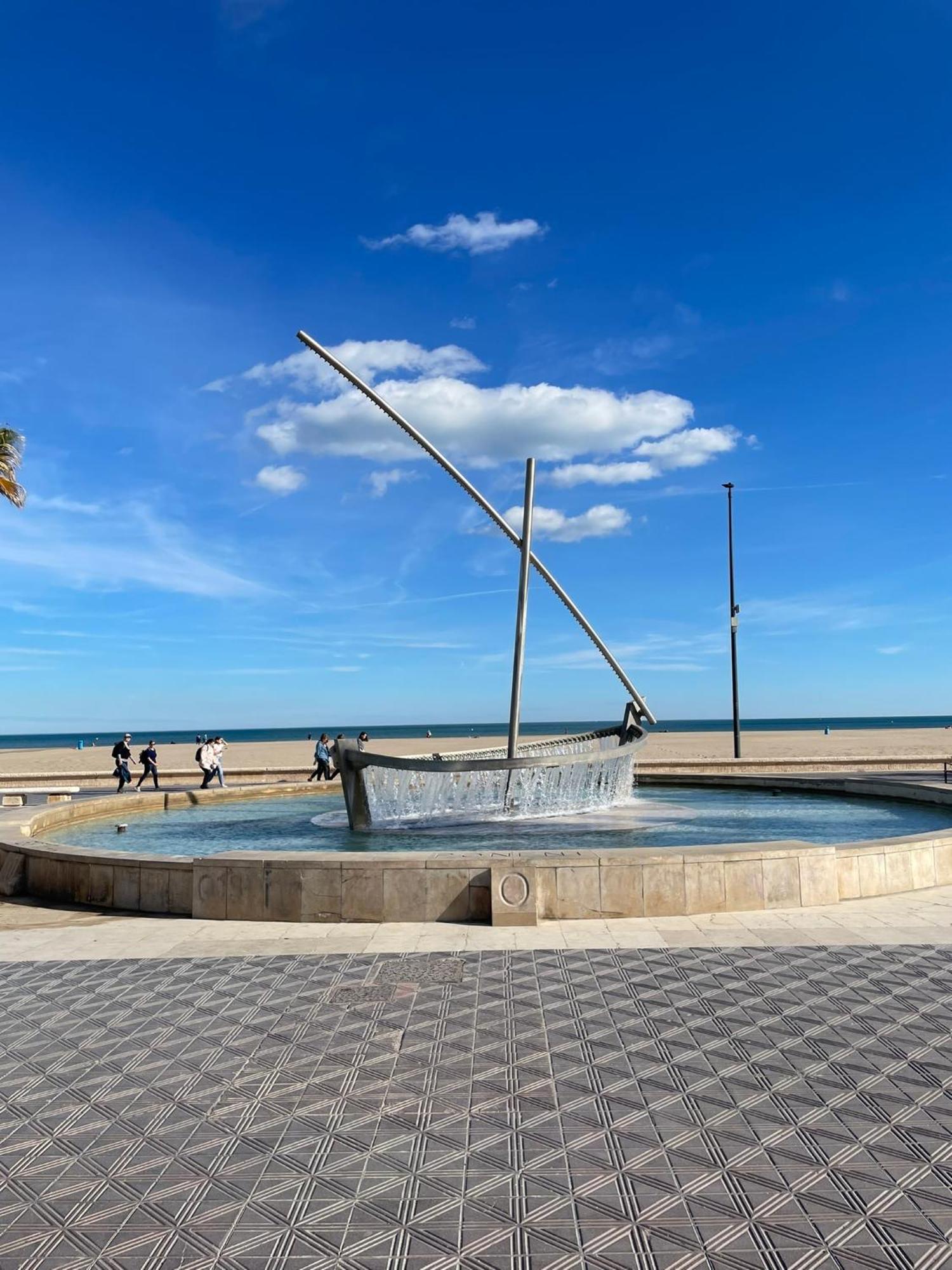 Apartmán Habitacion Frente A Playa De La Malvarrosa Valencie Exteriér fotografie